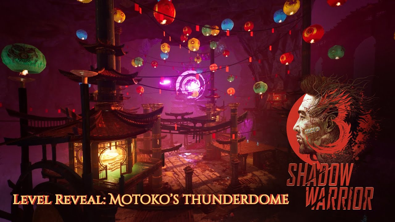Shadow Warrior 3 ukazuje level Motoko's Thunderdome