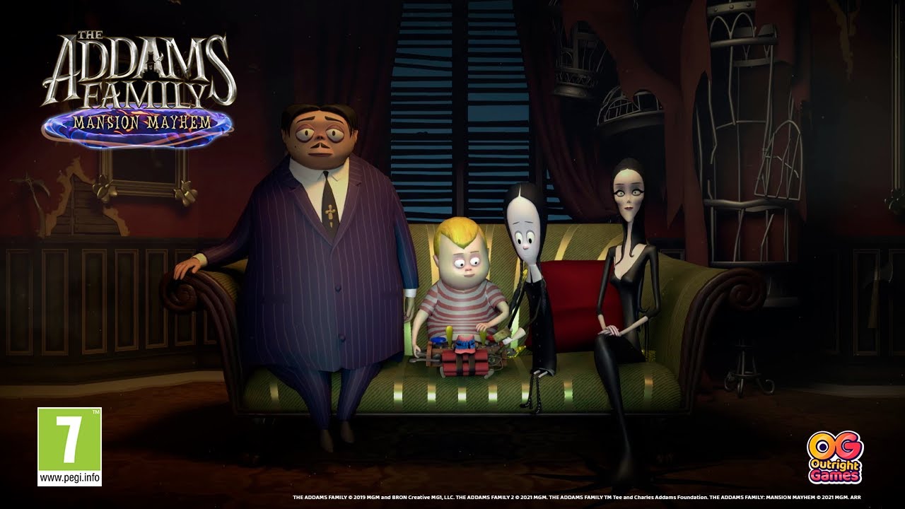 The Addams Family: Mansion Mayhem predstavuje priestory hry