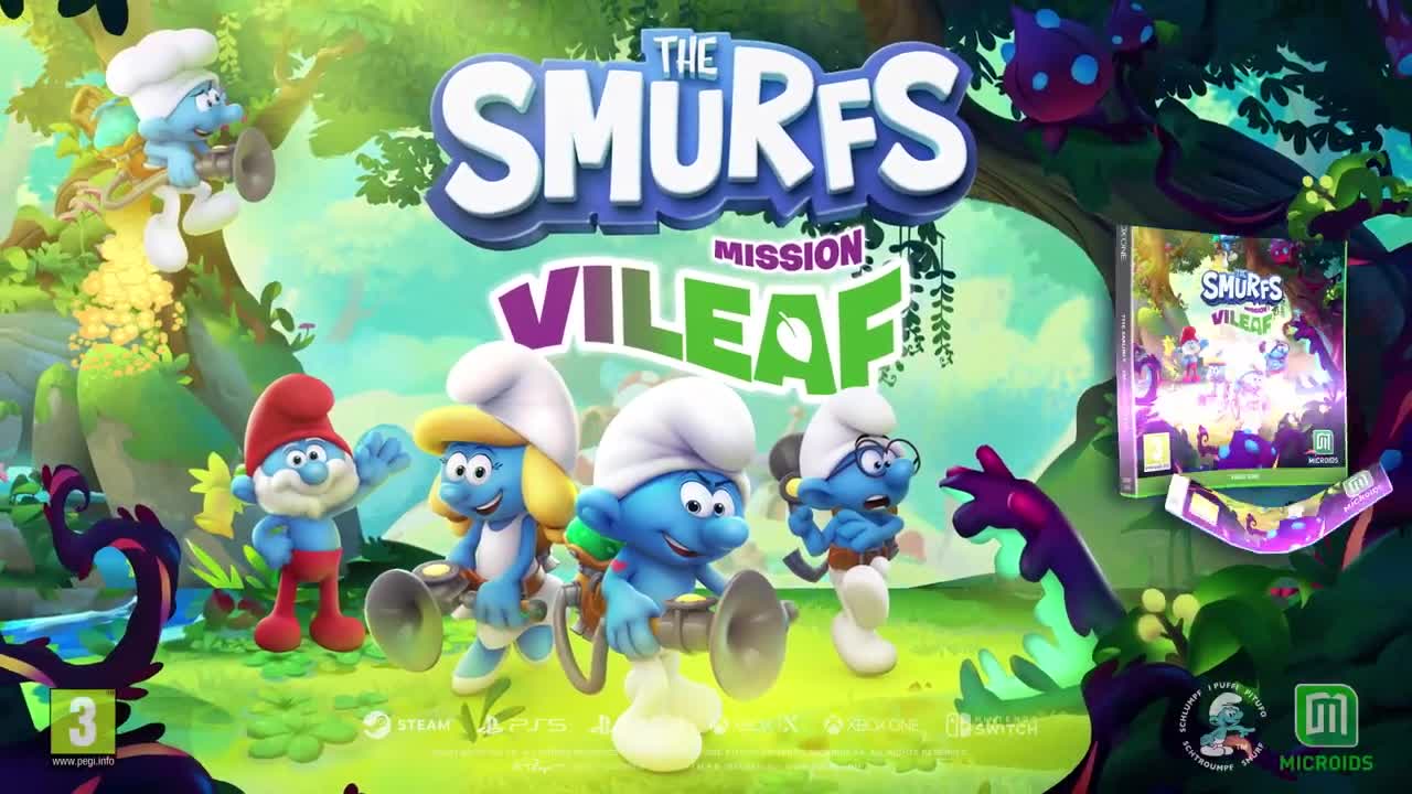 molkovia z The Smurfs - Mission Vileaf sa konene ukazuj v akcii