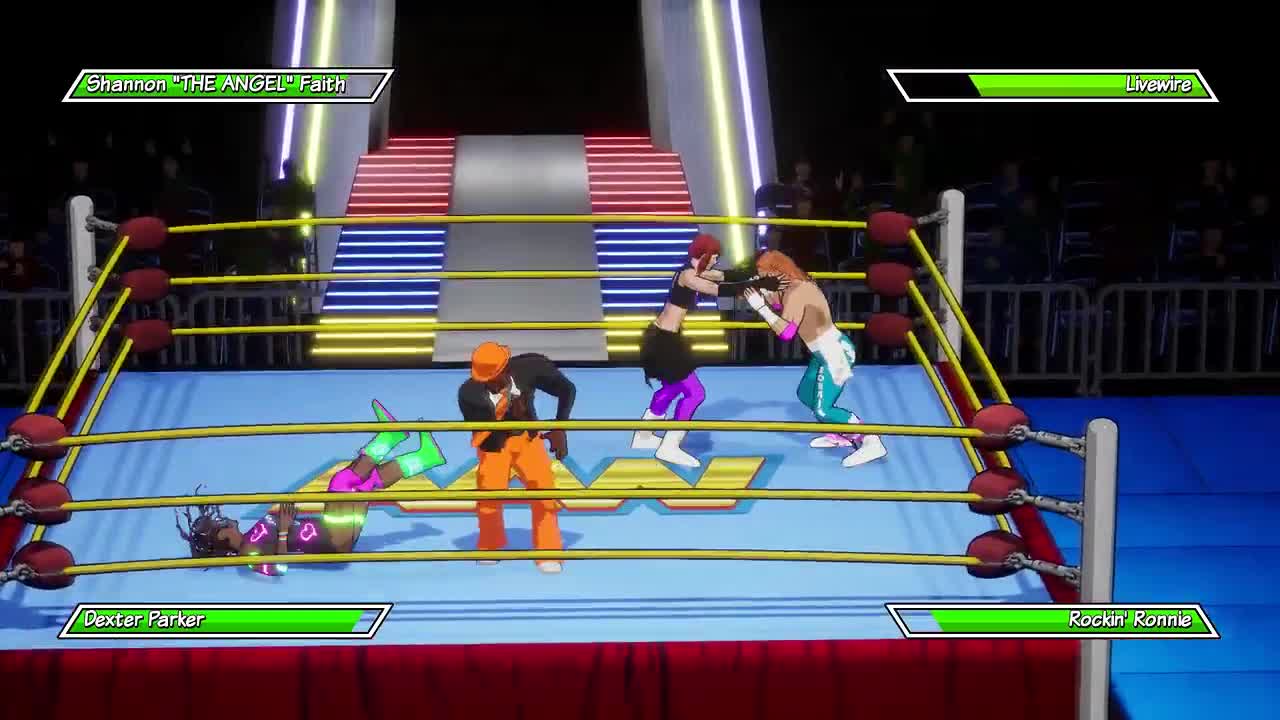 Action Arcade Wrestling vstpil do ringu na konzolch