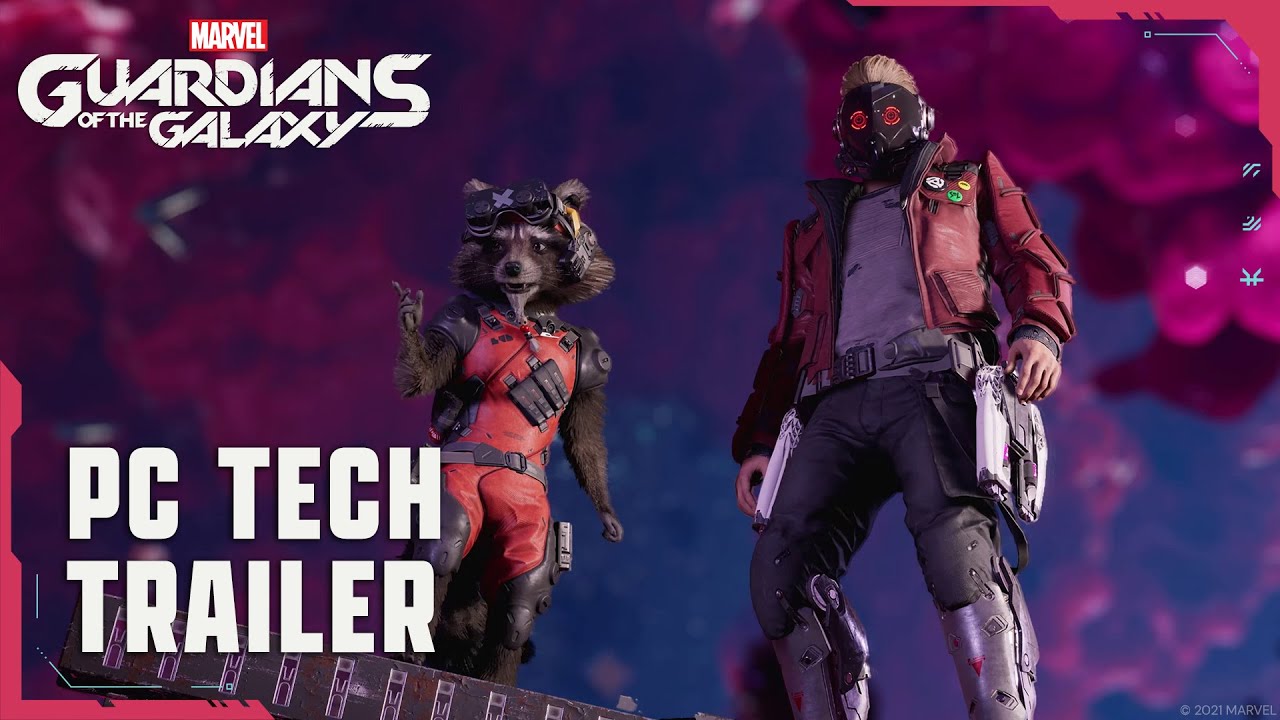 Guardians of The Galaxy ponka PC trailer s ukkami pouitch technolgi