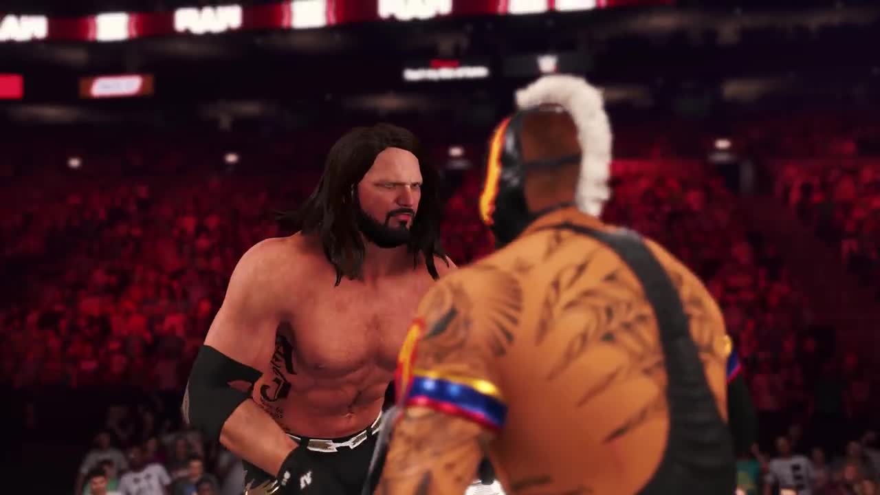 WWE 2K22 pozdravuje z ringu a predvdza rznych borcov
