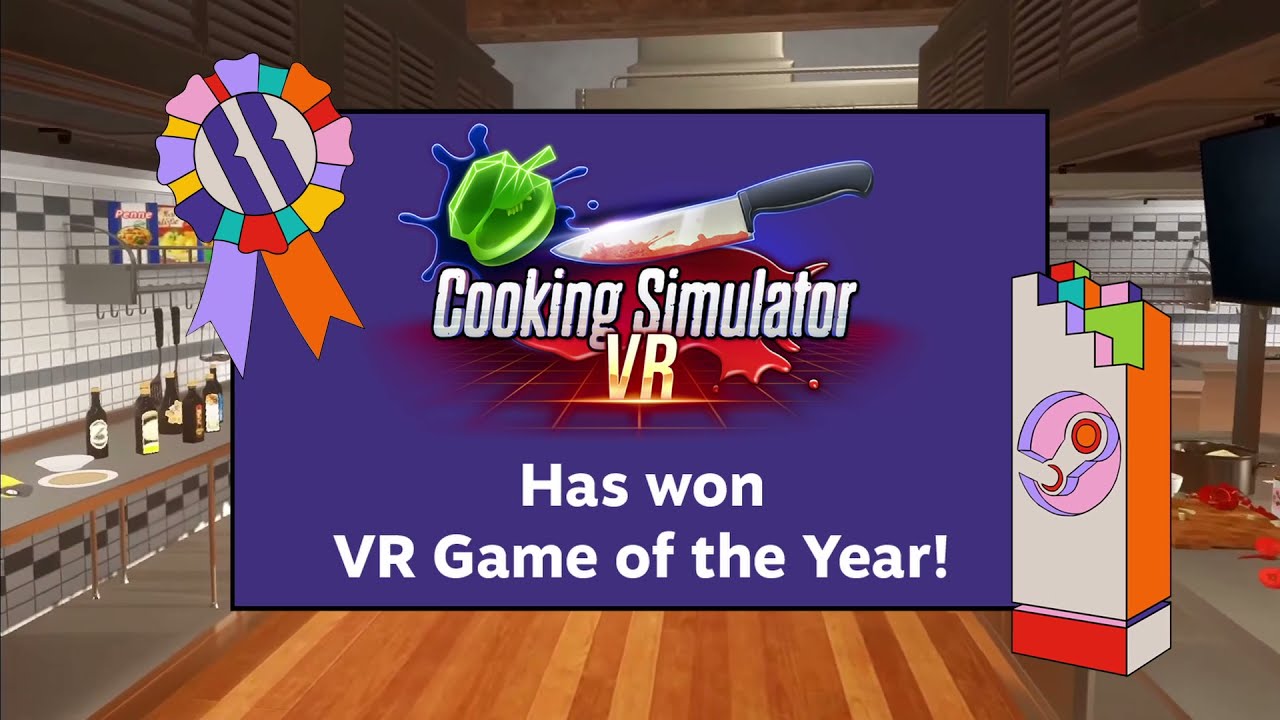 Cooking Simulator VR zskal ocenenie VR hra roka