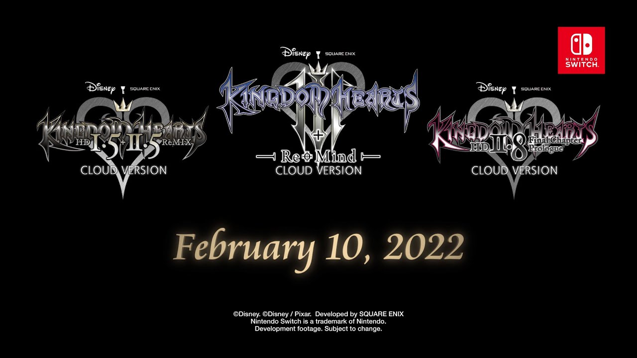 Trojit dvka Kingdom Hearts prde na Switch Cloud budci mesiac