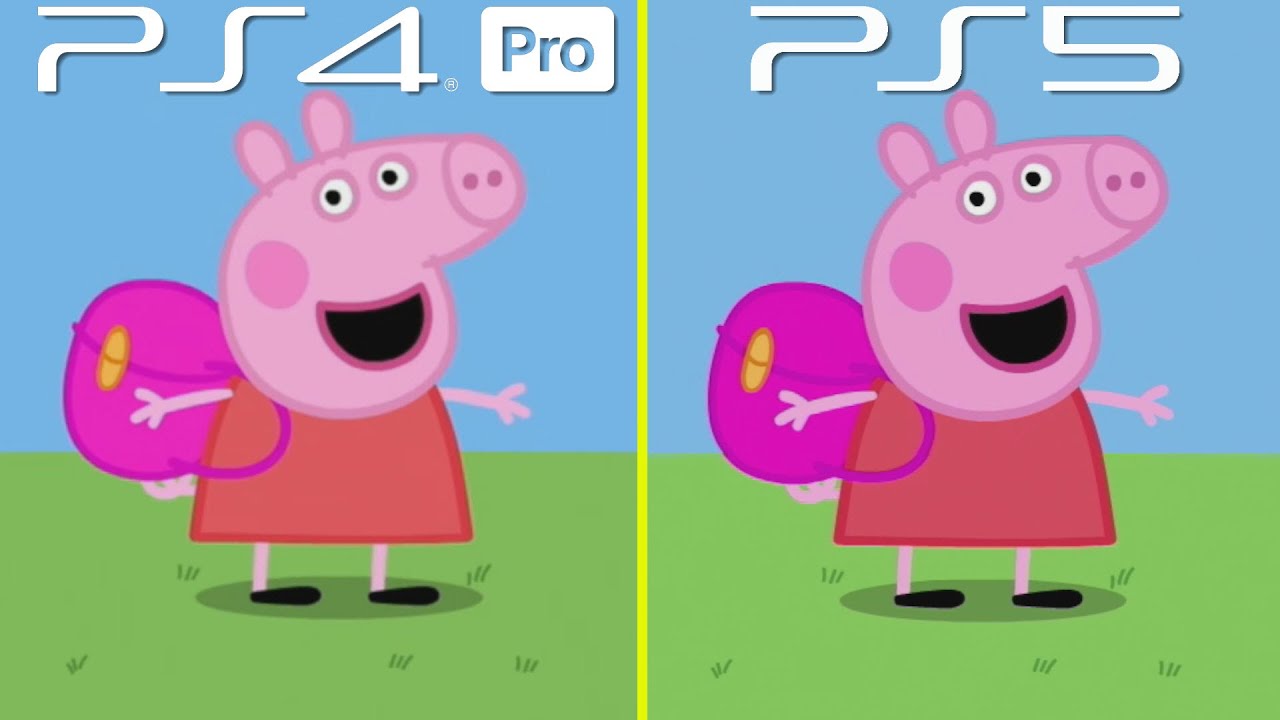 Porovnanie My Friend Peppa Pig na PS4 a PS5 s nextgen patchom
