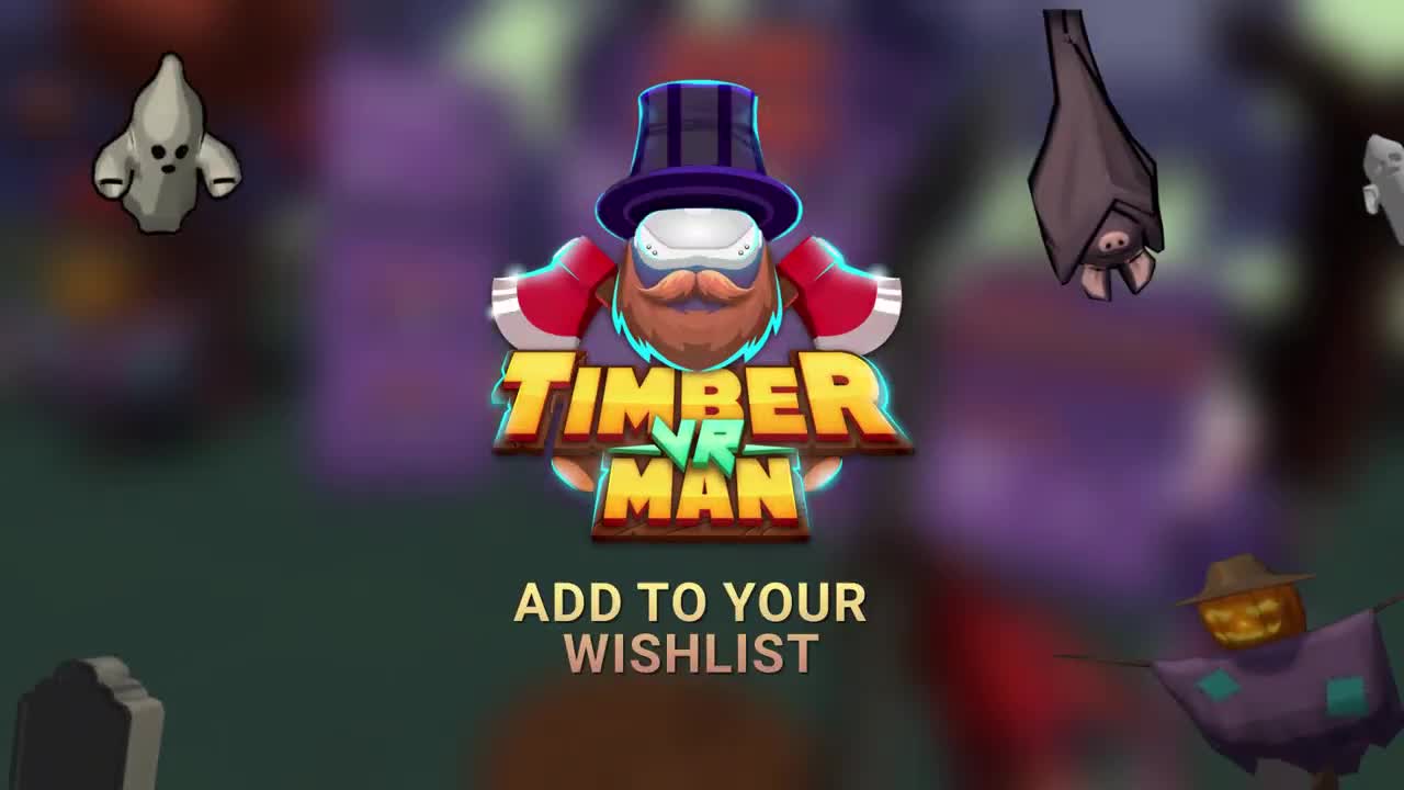 Timberman VR plnuje Halloween prty