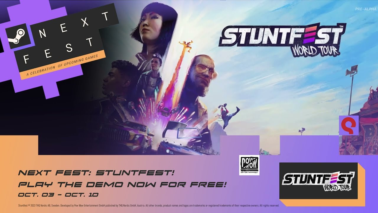 Stuntfest  World Tour ponka na Steame pre-alpha demo