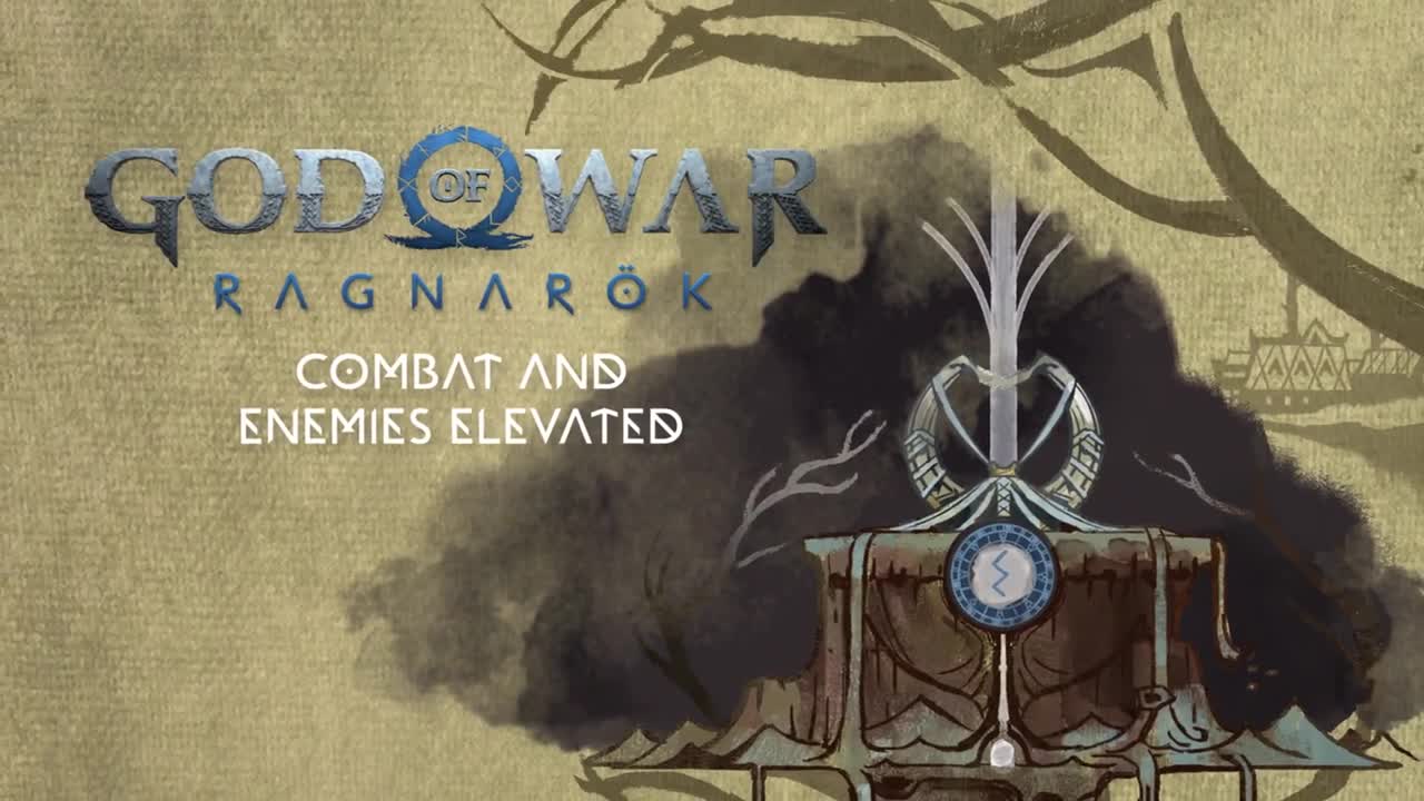 God of War Ragnarok ukazuje boje a nepriateov