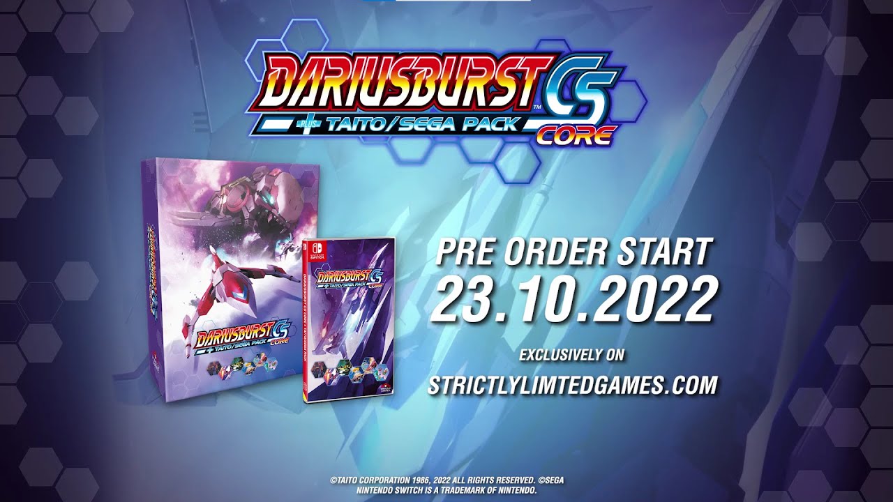 DARIUSBURST CS CORE + TAITO/SEGA Pack dostva limitovan vydanie