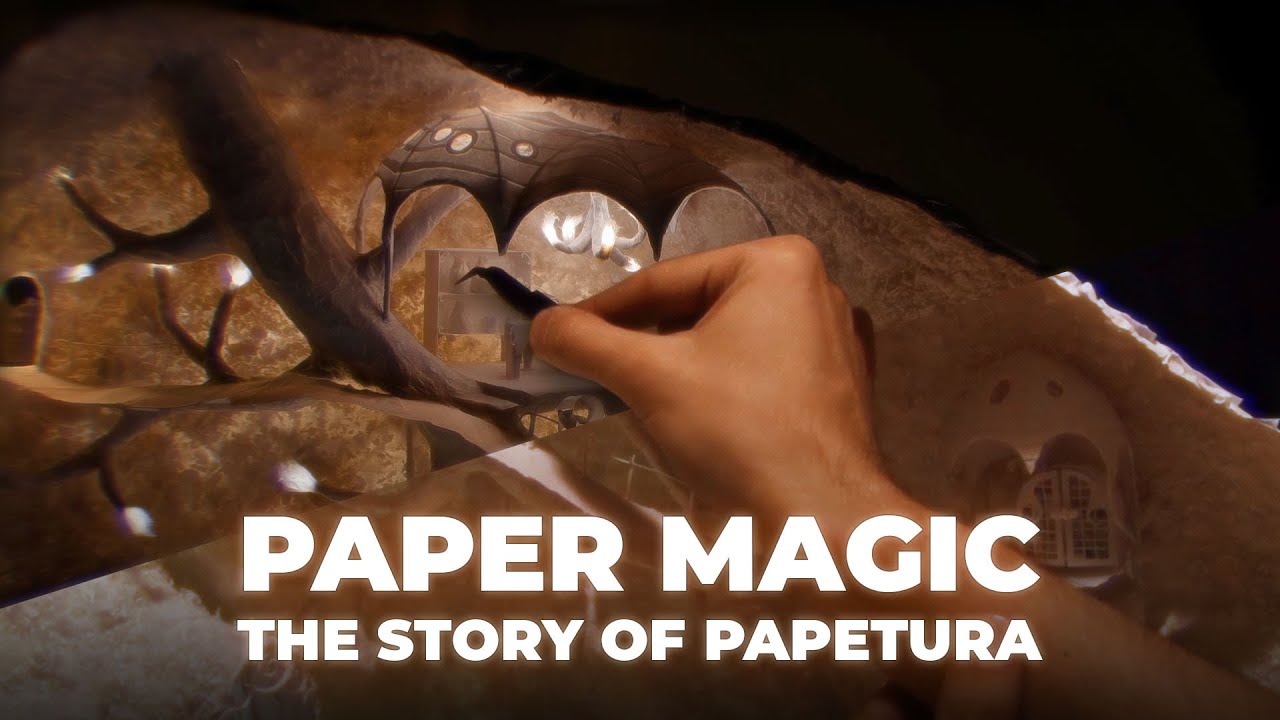 Pozrite sa na vznik rune tvorenej papierovej adventry Papetura