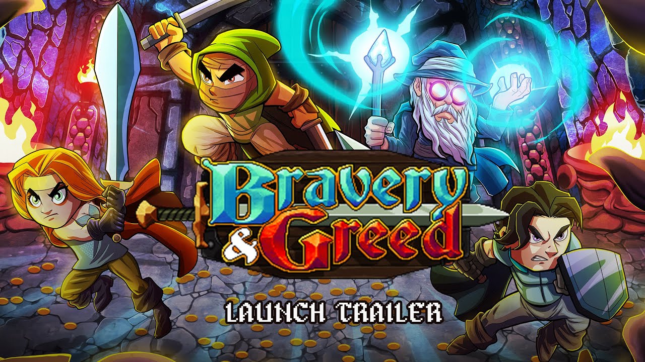 Team17 dnes vydal dungeun crawler Bravery and Greed