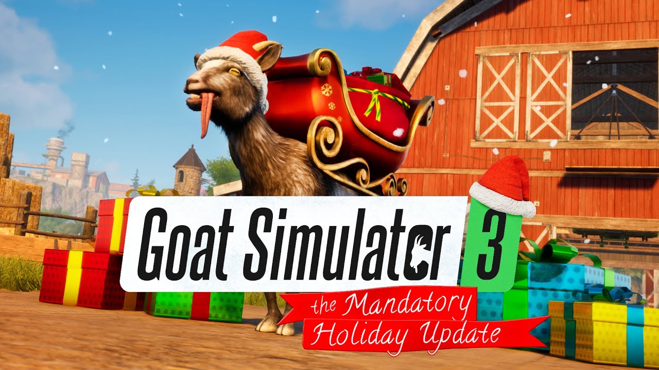 Goat Simulator 3 u oslavuje Vianoce s kozami