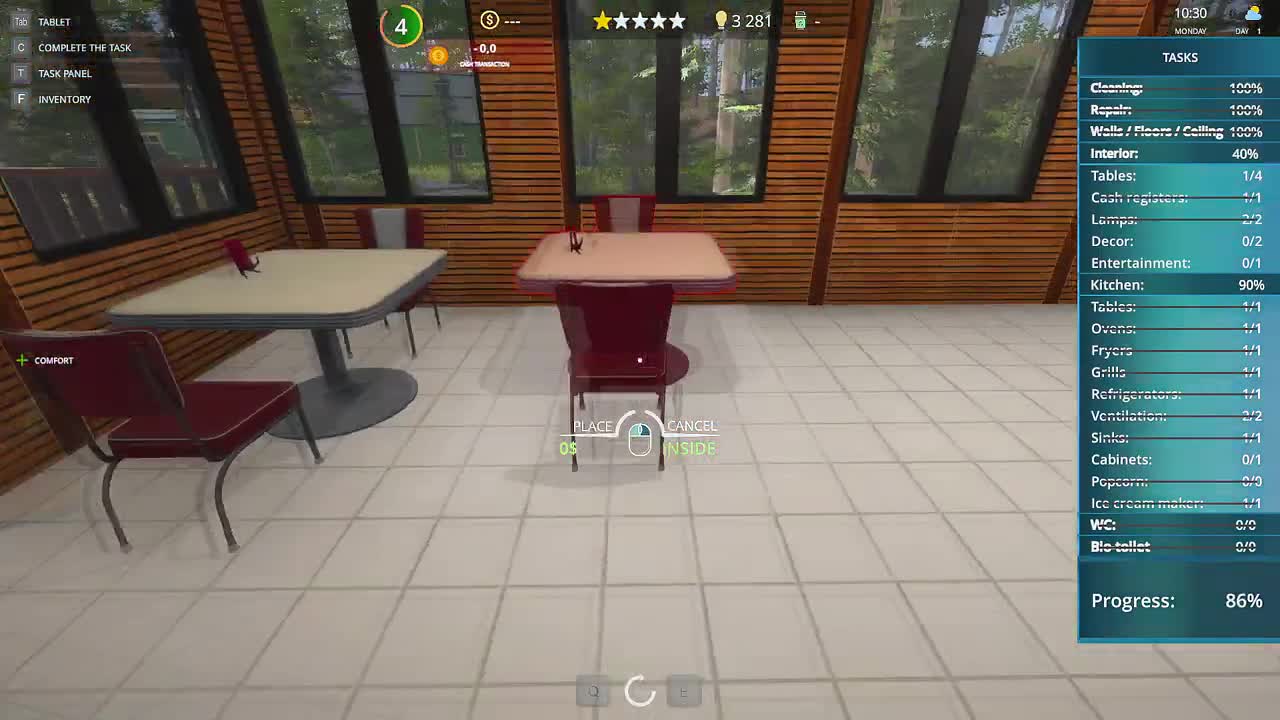 Cafe Owner Simulator u ponka zkaznkom kviku