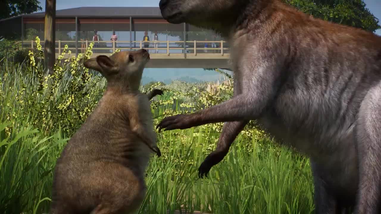 Planet Zoo dostal nov DLC Grasslands Animal Pack