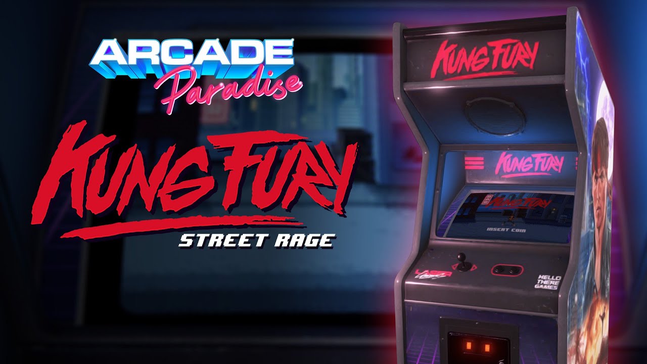 Arcade Paradise dostal automat s Kung Fury