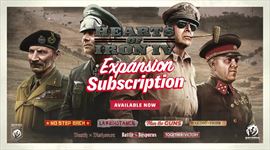 V�etky expanzie pre Hearts of Iron IV m��ete ma� za mesa�n� poplatky