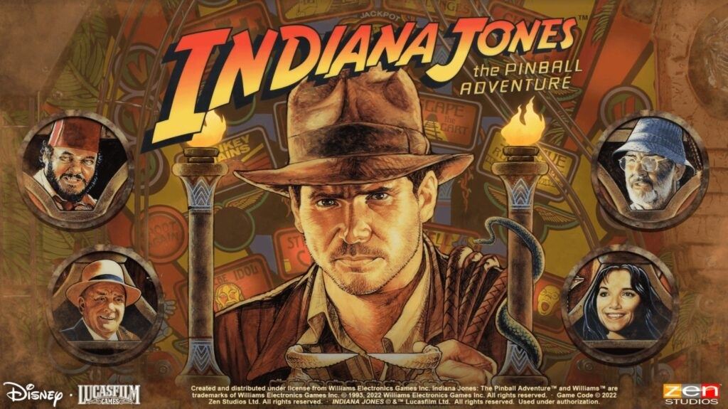 Indiana Jones: The Pinball Adventure prichdza do Pinball FX3 a Williams Pinball