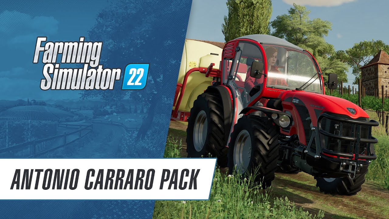 Farming Simulator 22 dodal talianske traktory v balíčku Antonio Carraro Pack