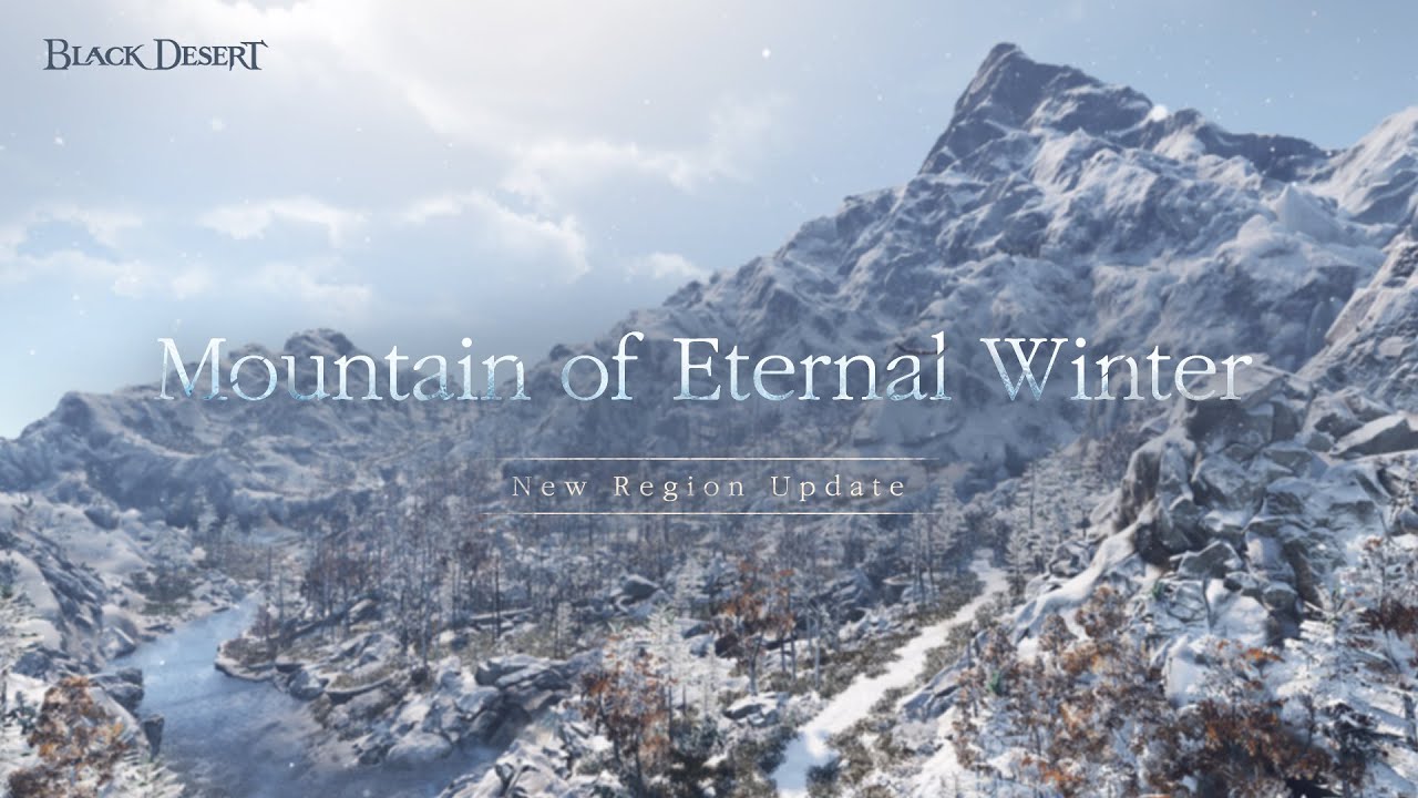 V Black Desert sneží v novom regióne Mountain of Eternal Winter