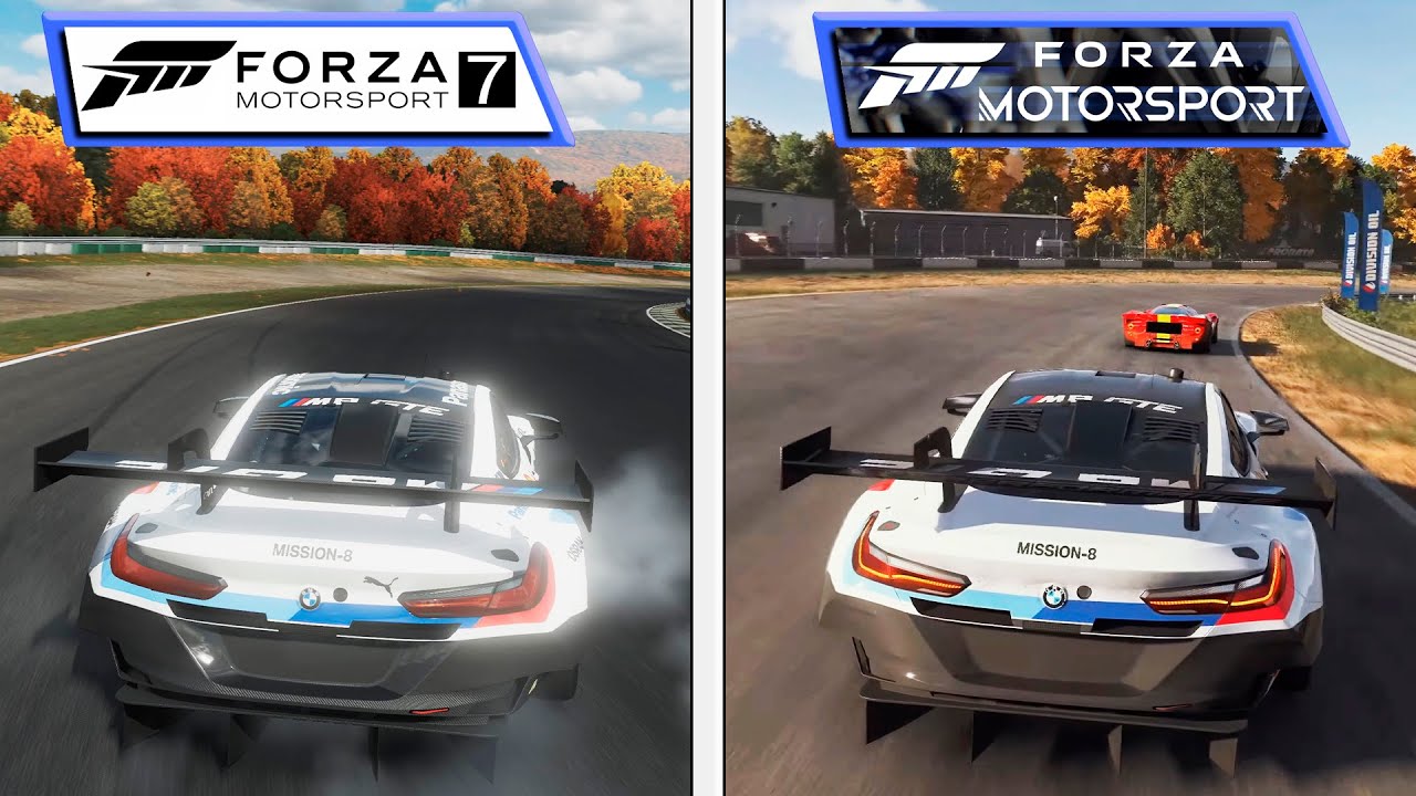 Porovnanie novej Forza Motorsport hry s Forza Motorsport 7
