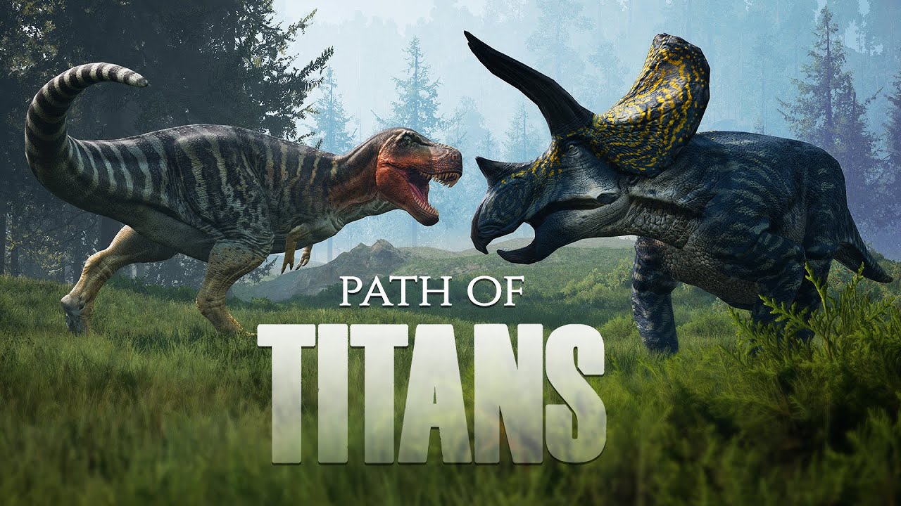 Path of Titans potve proti sebe dinosaury v beta teste