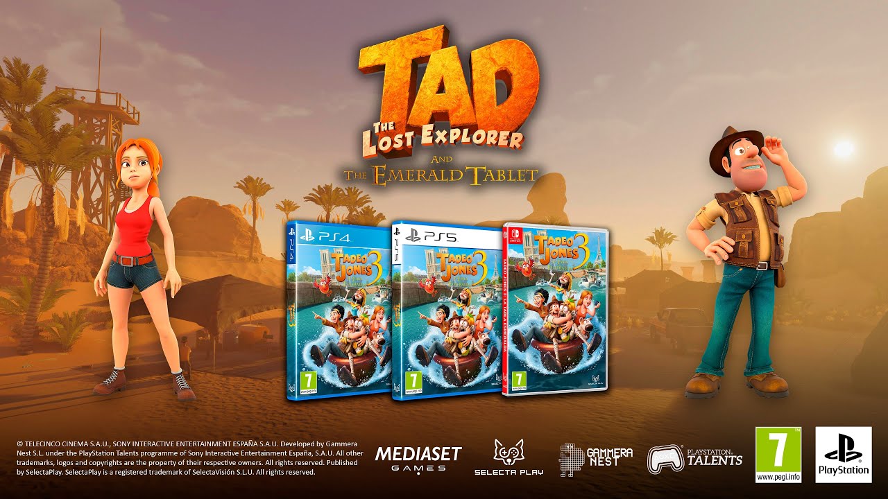 Tad The Lost Explorer and The Emerald Tablet videá PC,PS4, PS5
