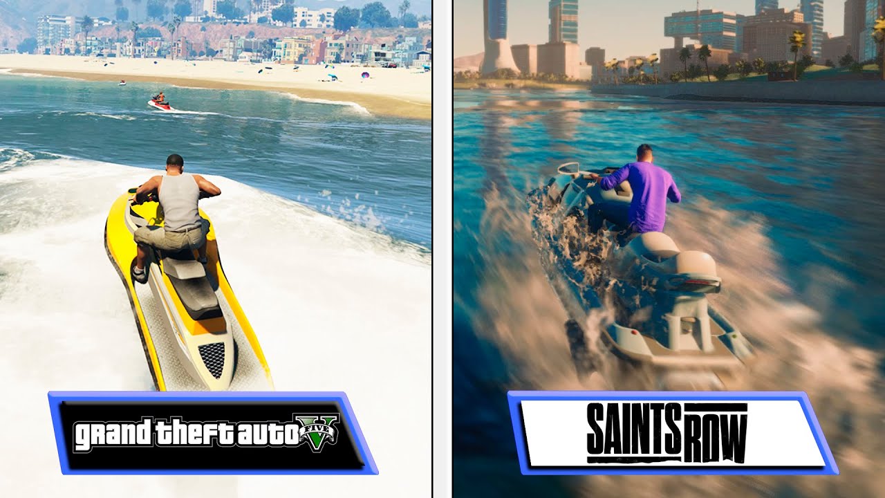 Porovnanie GTA V a Saints Row 