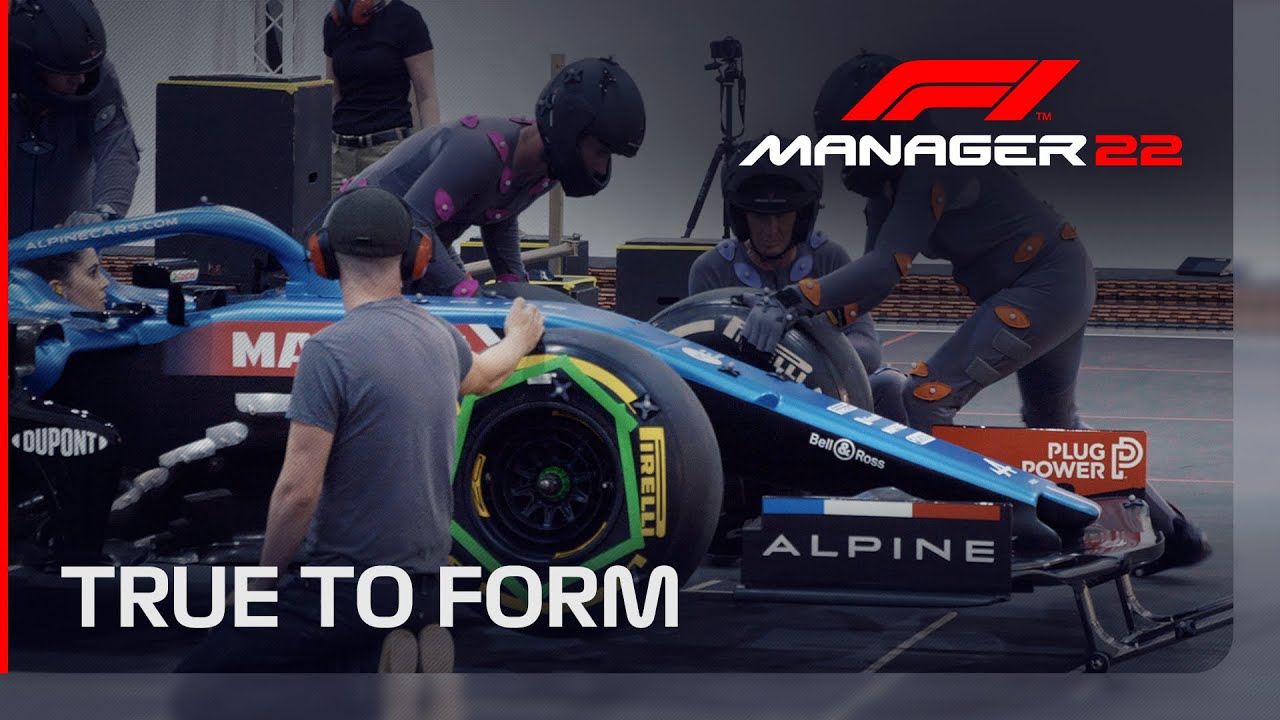 F1 Manager 2022 ponka alie video spoza scn teraz s motion capturingom