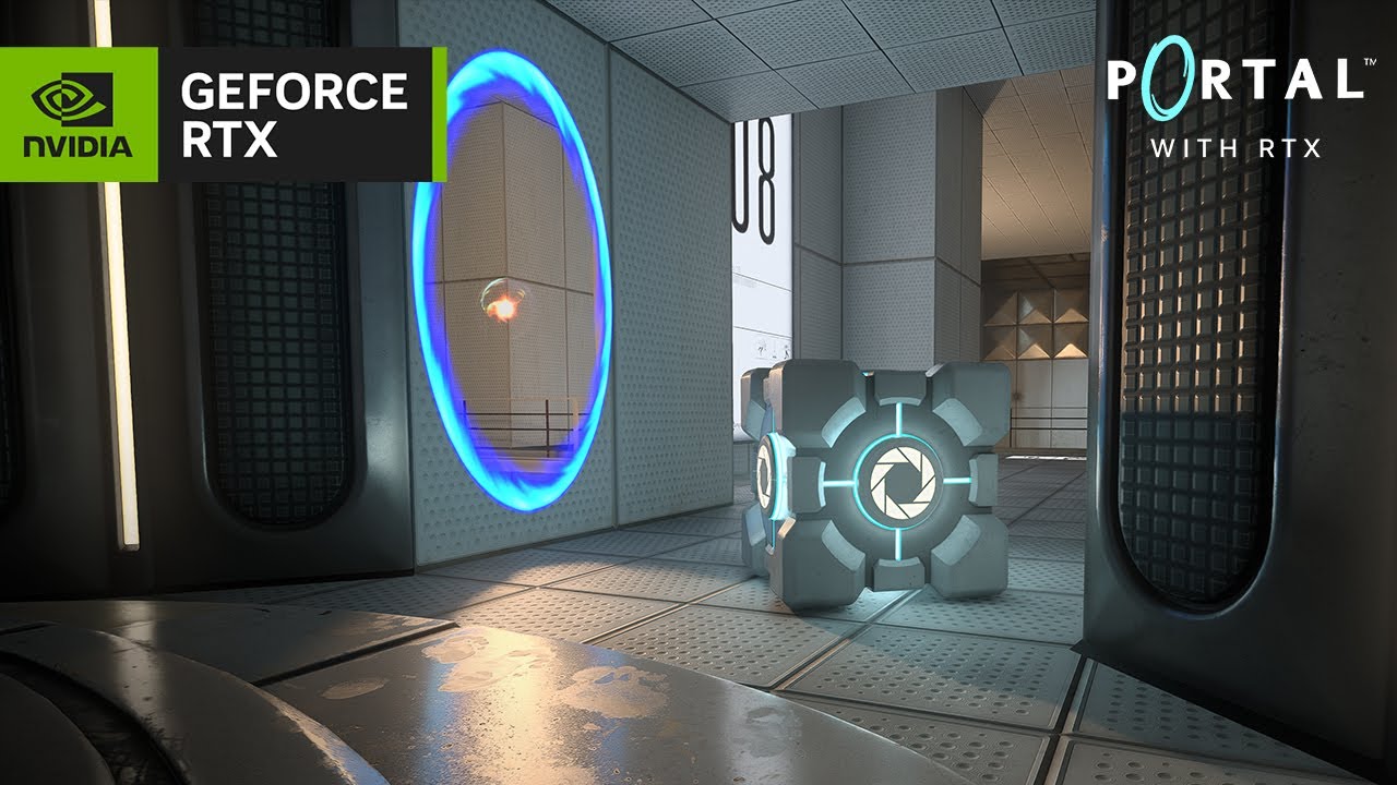Portal With RTX ohlsen, Nvidia pridva do hry raytracing