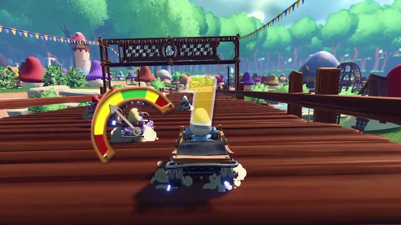 Smurfs Kart predvádza hrateľnosť
