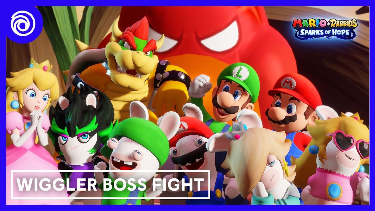 Mario+Rabbids Sparks of Hope - Wiggler Boss gameplay