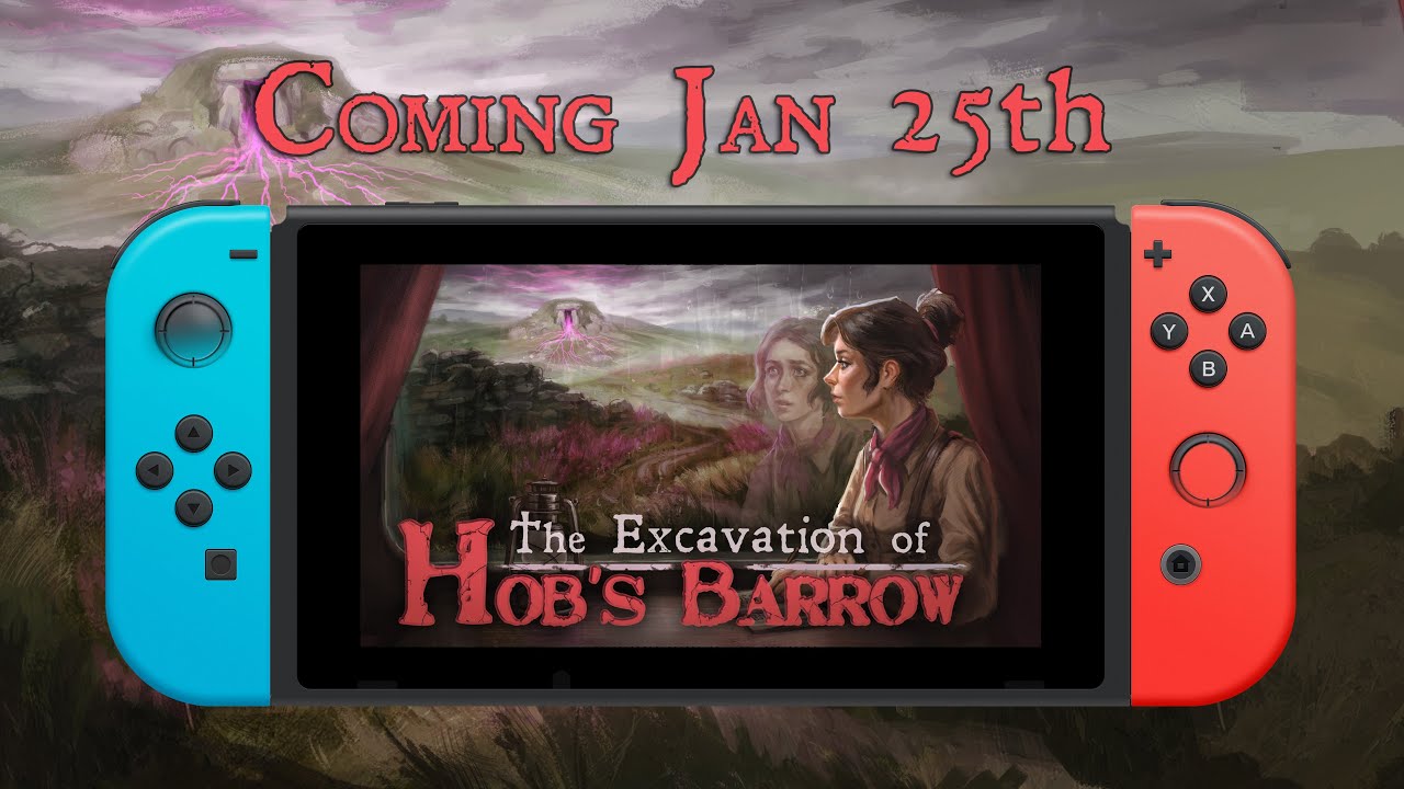 Mysterizna adventra The Excavation of Hob's Barrow prde na Switch