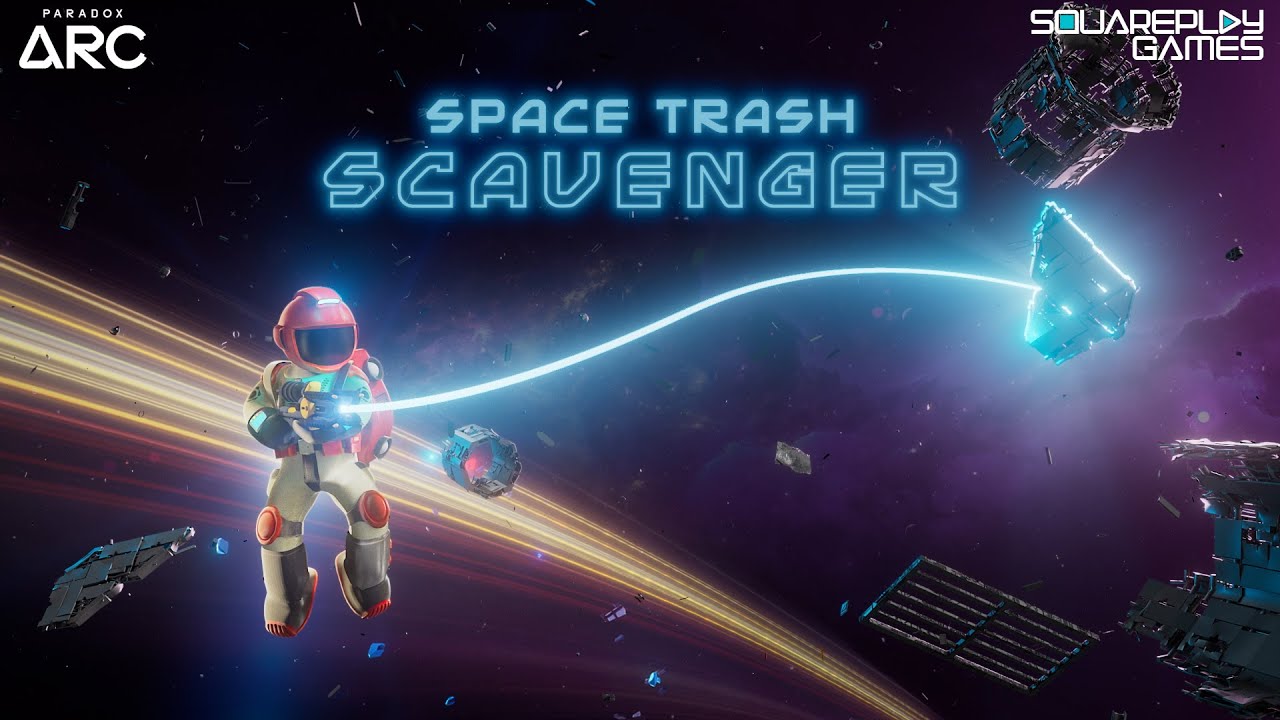 Space Trash Scavenger zaal zbiera odpad vo vesmre