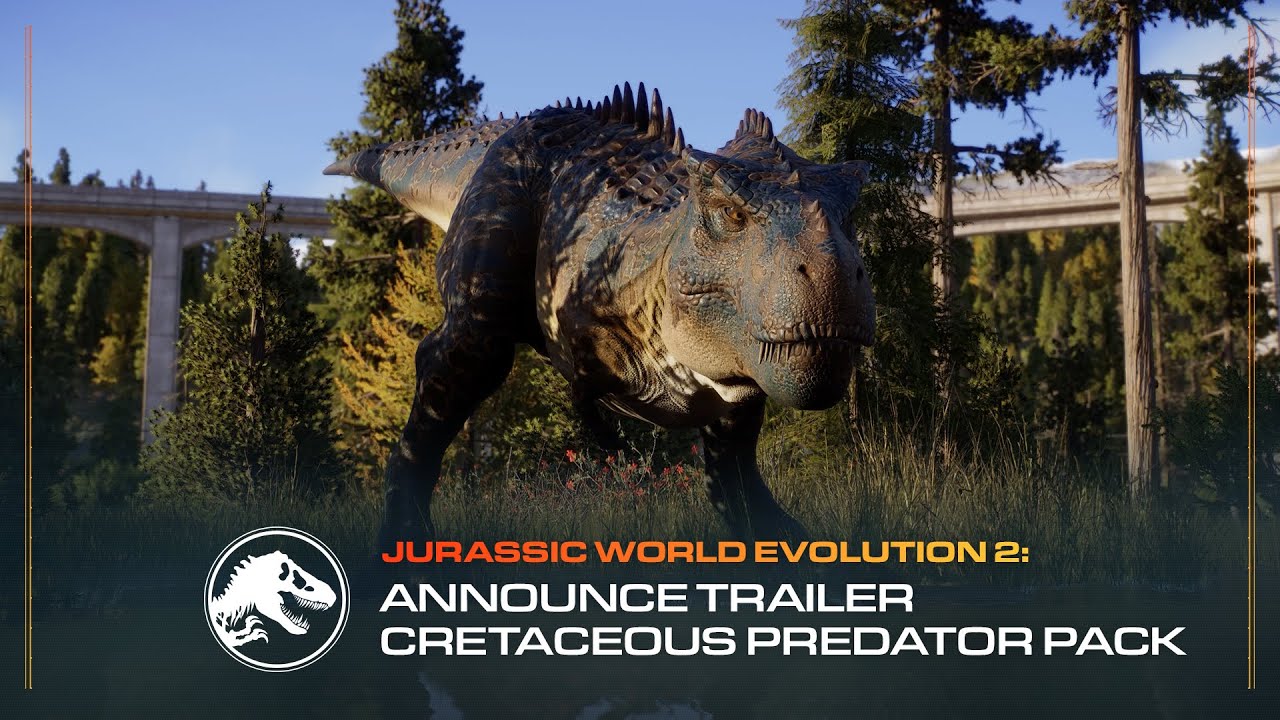 Jurassic World Evolution 2 predvdza Cretaceous Predator Pack