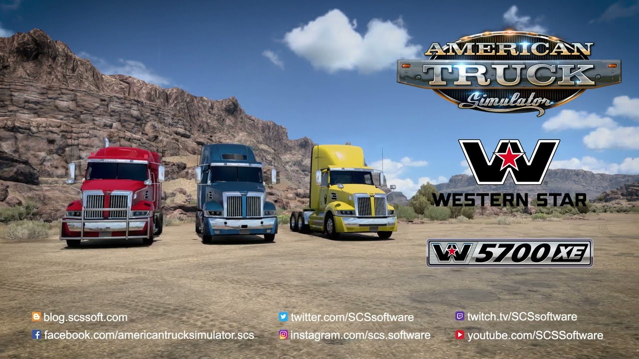 American Truck Simulator dostal Western Star 5700XE
