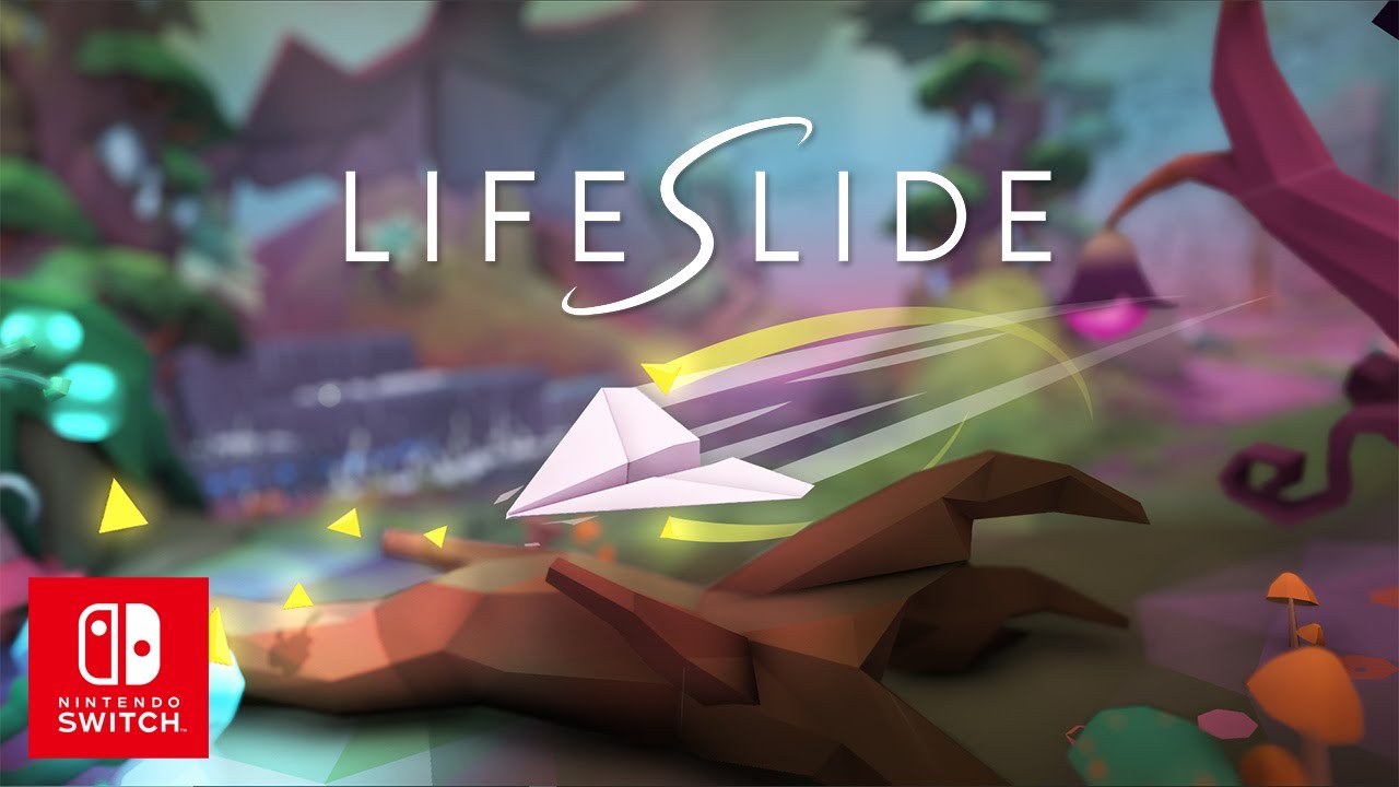 Lifeslide prilet s papierovm lietadielkom na Switch