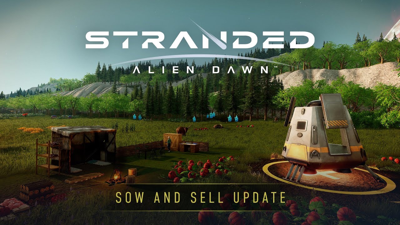 Stranded: Alien Dawn dostáva veľký Sow and Sell Update