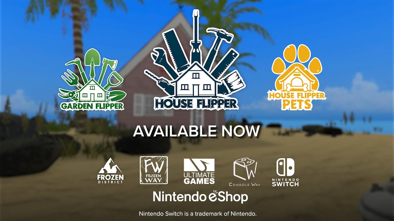 House Flipper dostal na Switchi Pets a Garden expanzie