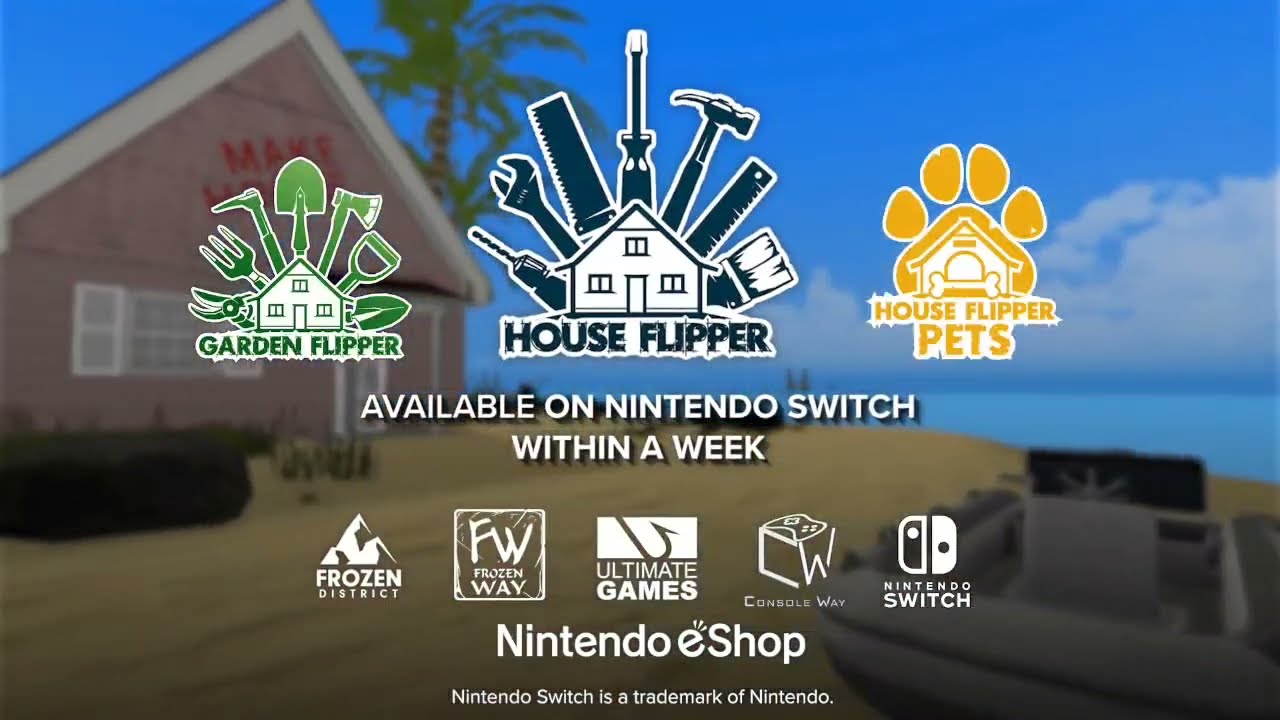 House Flipper na Switchi dostva vek update, prdu dve DLC