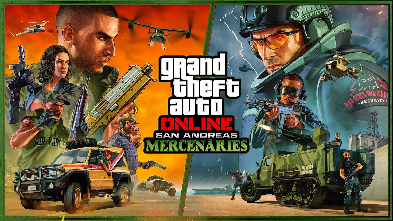 GTA Online dostalo vojnov San Andreas Mercenaries update