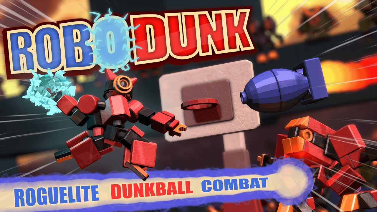 Roguelite basketbal RoboDunk vyiel na PC a Switchi