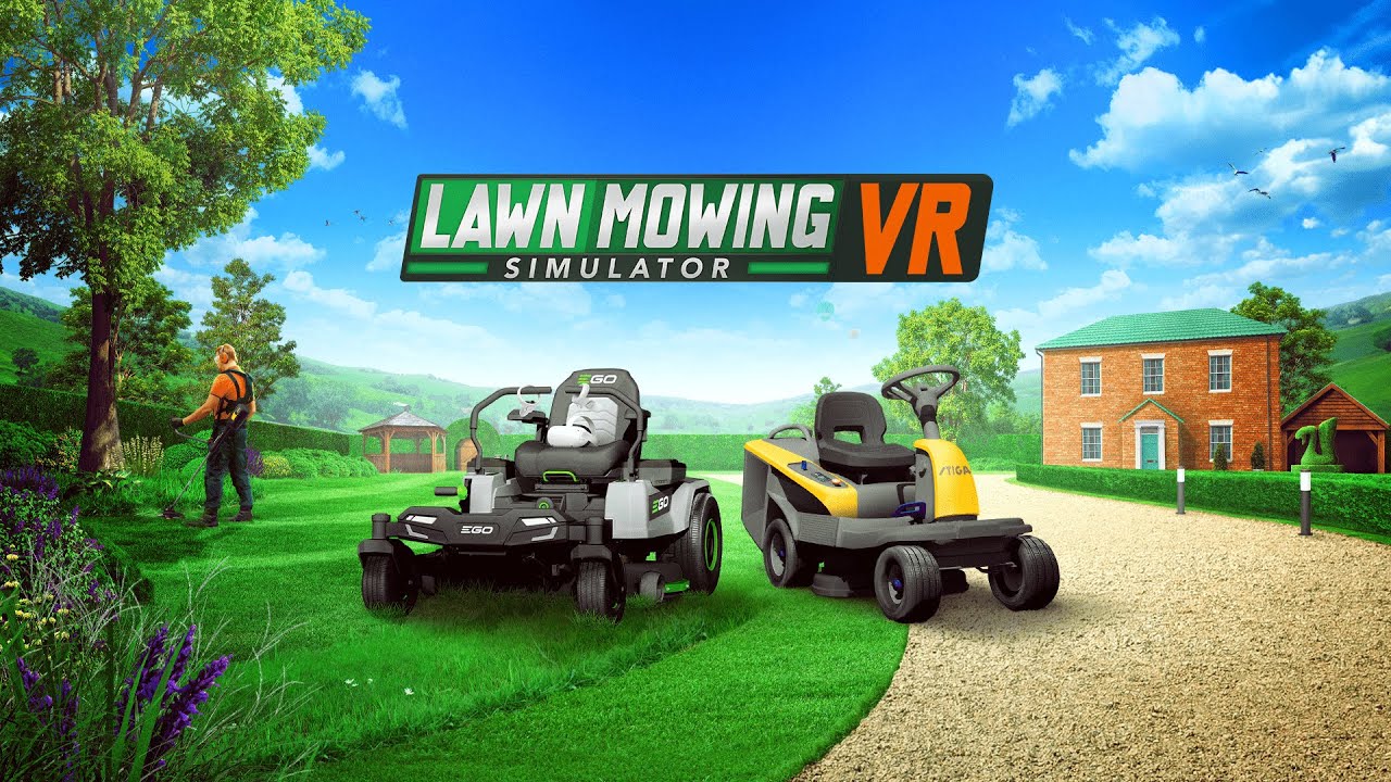 Lawn Mowing Simulator VR zane na Queste kosi u v marci
