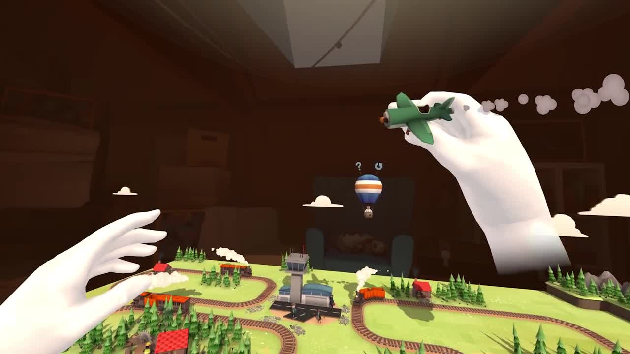 Toy Trains vs vol do VR hry s vlikmi a skladanm koajnc