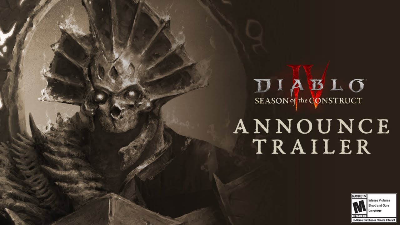 Diablo IV ohlasuje Season of the Construct