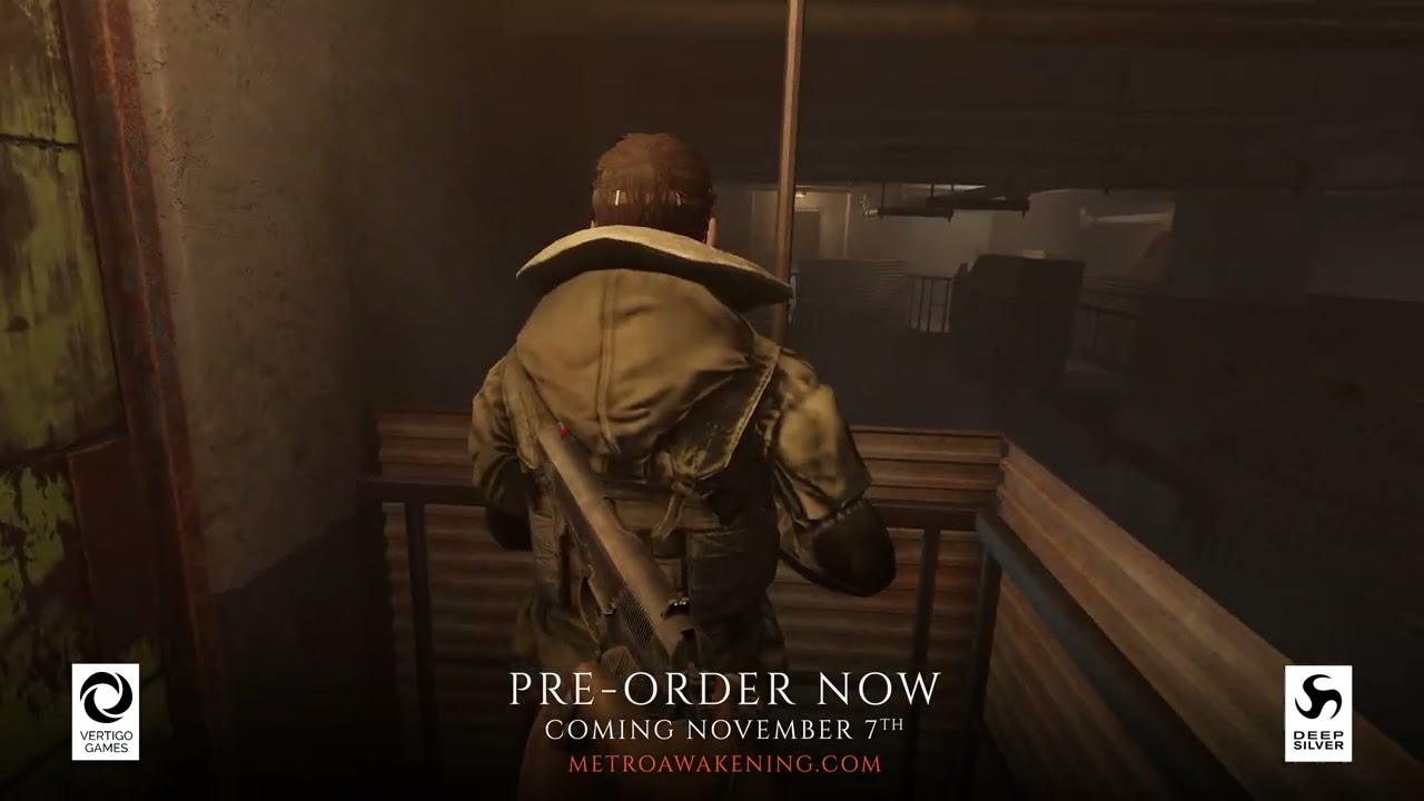Metro Awakening ukazuje strebu na nepriateov pitoou Tokarev