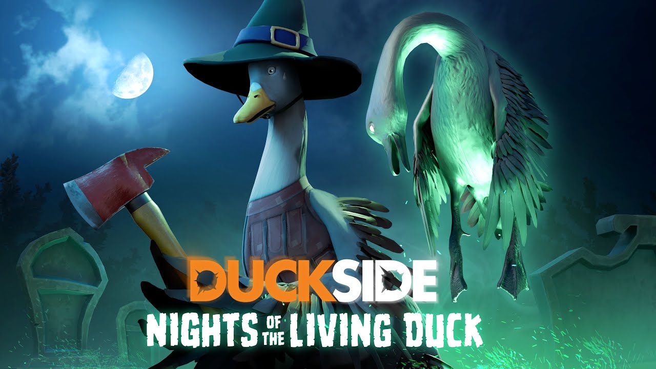 V Duckside straia duchovia, zaite kaac Halloween