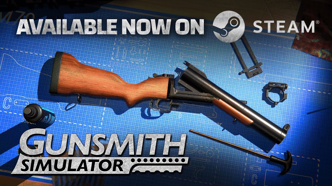 Gunsmith Simulator je kompletn, uijete si mnostvo zbran