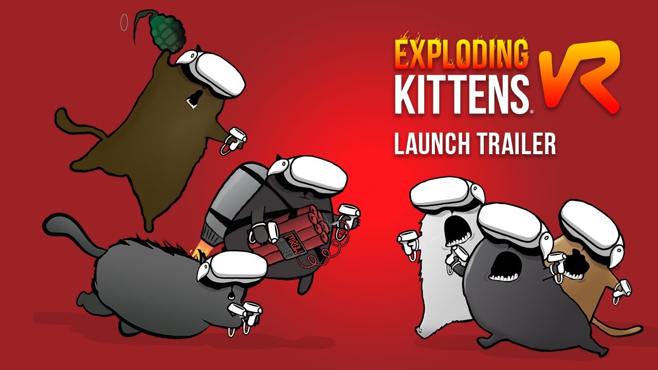 Exploding Kittens VR u vybuchuj na Queste