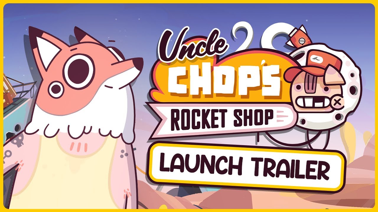 Uncle Chop's Rocket Shop zaal s opravami rakiet