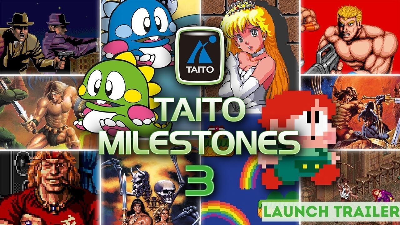 Retro kolekcia TAITO Milestones 3 vyla na Switch